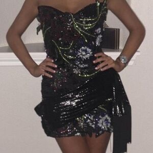 Sequins mini dress